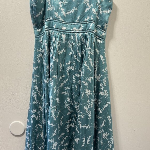CLUB MONACO Josefienahh Floral Print Georgette Silk Dres Size 10 - Picture 8 of 12